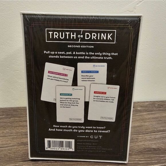 Truth Or Drink Party Drinking Game - Picture 3 of 4